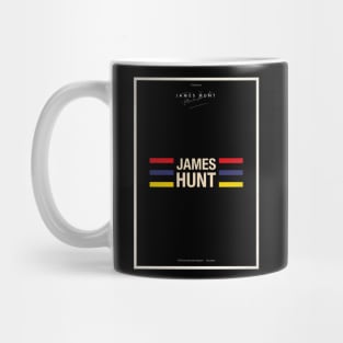 James Hunt Formula 1 Helmet Tribute Mug